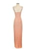 Shona Joy 100% Polyester Tan Orange Cocktail Dress Size 2 - photo 2