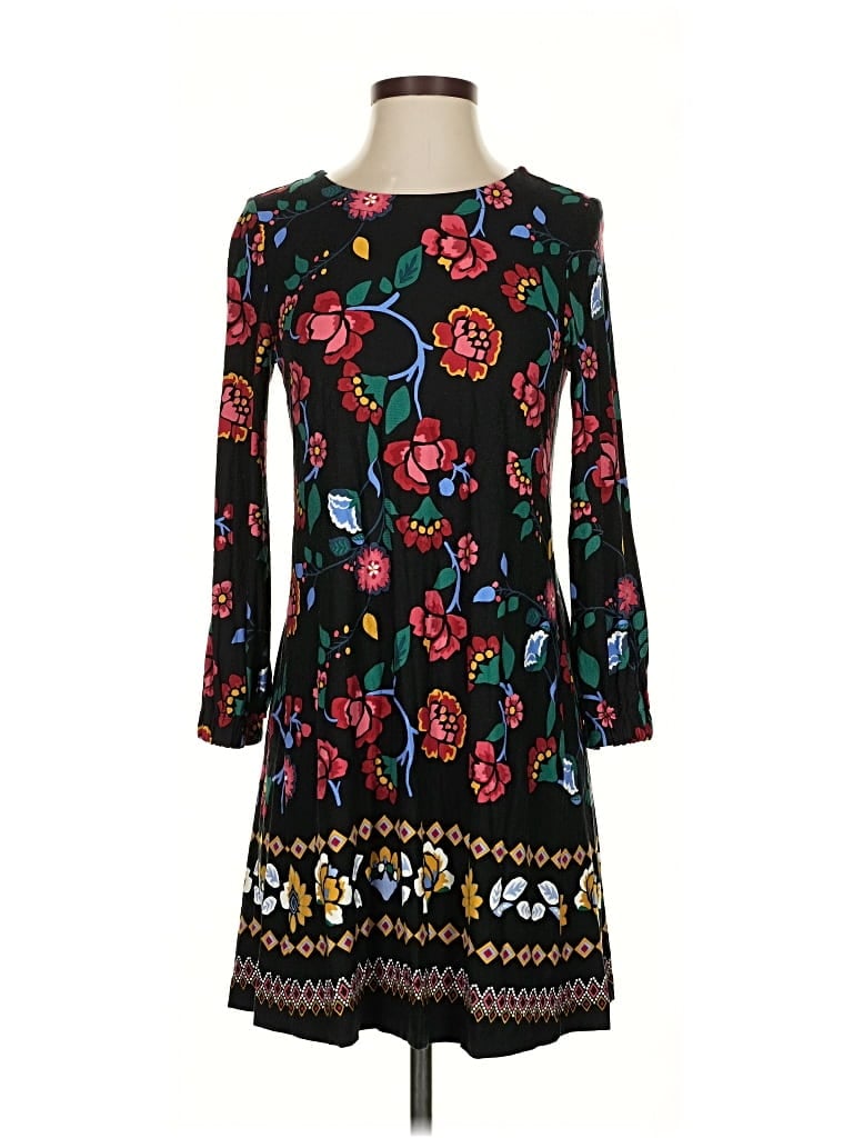 Pre-owned Ann Taylor Loft Casual Dress In Black