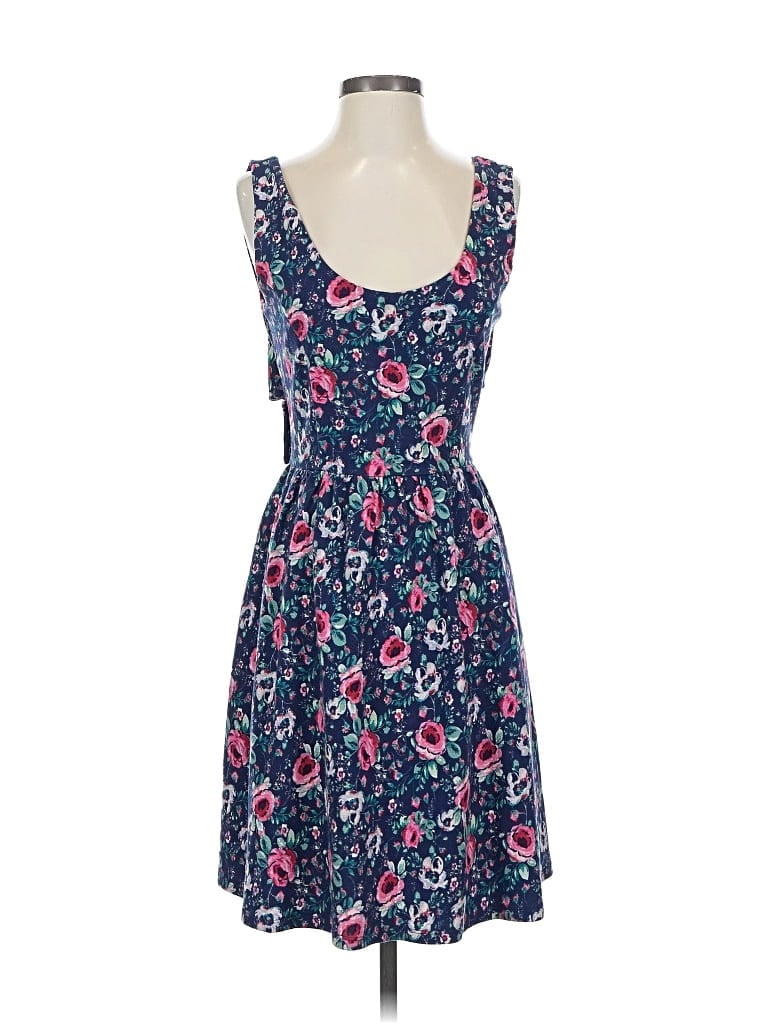 Pre-owned Lc Lauren Conrad Casual Dress In Blue