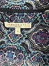 Foxcroft 100% Tencel Paisley Blue Long Sleeve Blouse Size 4 - photo 7