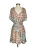 Zara Paisley Tan Cocktail Dress Size XS - photo 1