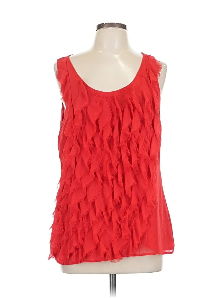 Pre-owned Michael Michael Kors Sleeveless Blouse In Red