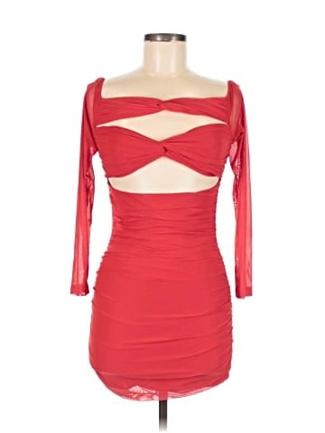 White Fox Cocktail Dress (view 1)