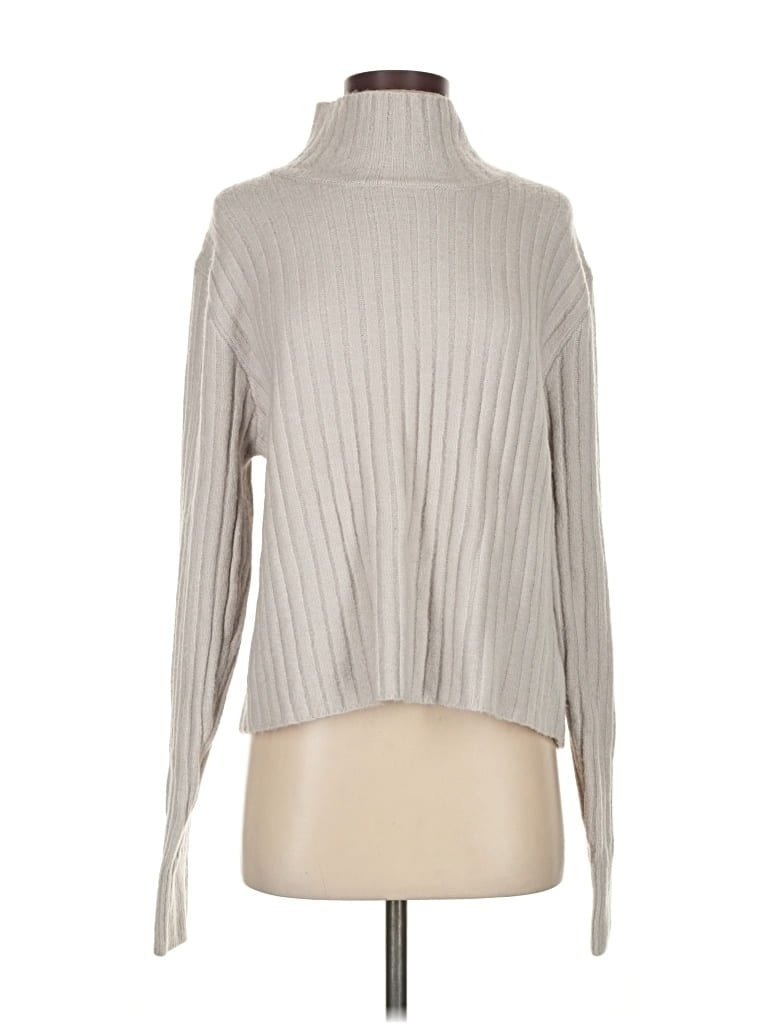 Pre-owned Lulus Turtleneck Sweater In Gray