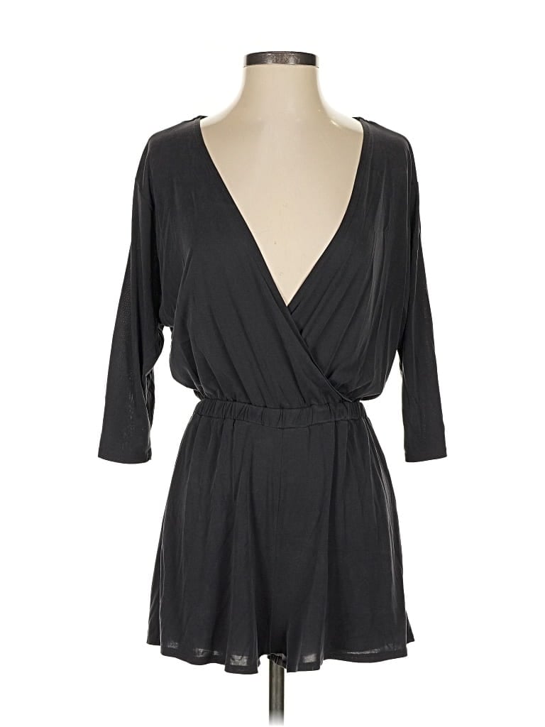 Pre-owned Silence And Noise Romper In Gray