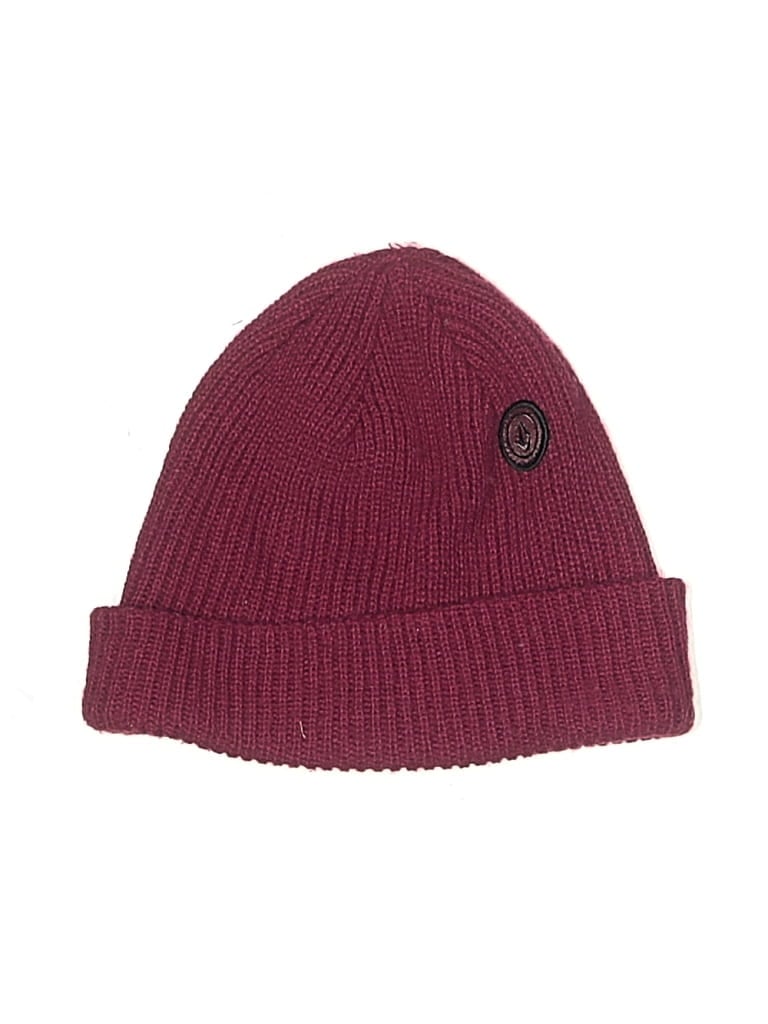 Pre-owned Assorted Brands Kids' Beanie Hat In Burgundy