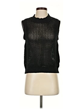 Self Contrast Sweater Vest