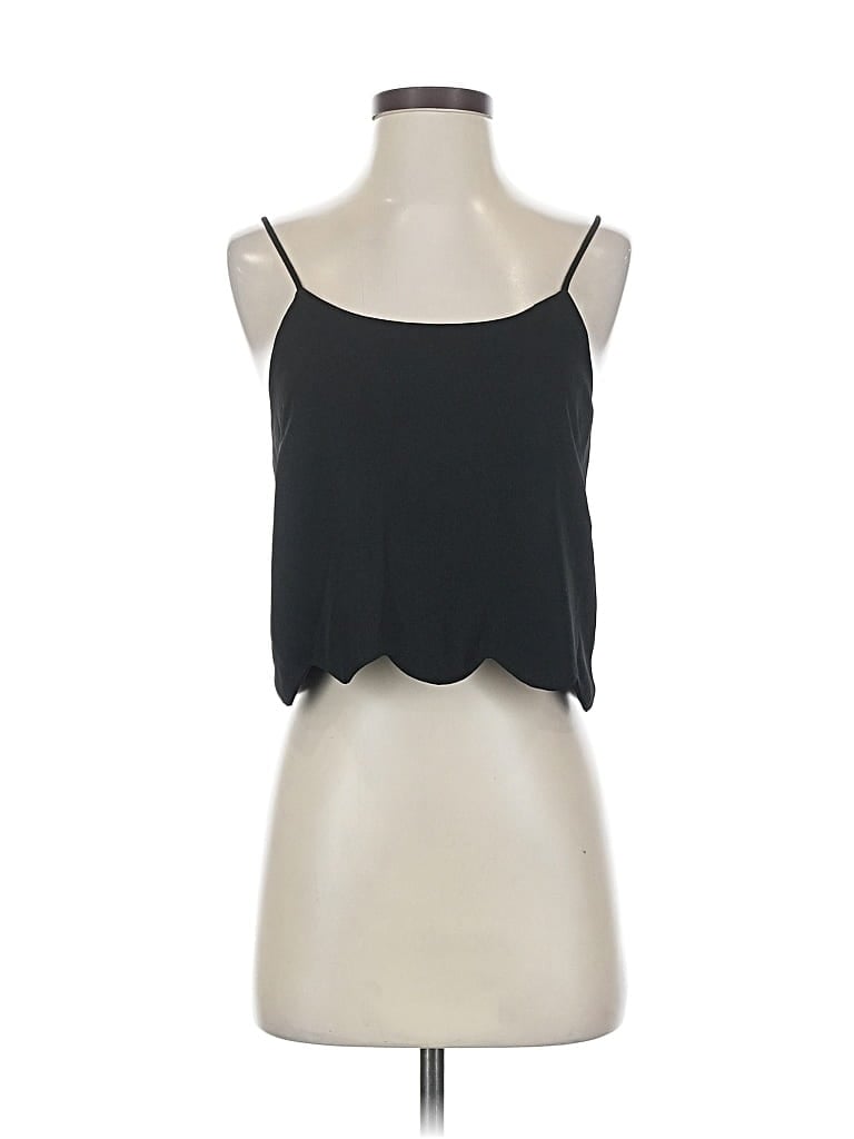 Pre-owned La Hearts Sleeveless Top Black Halter Neckline Tops
