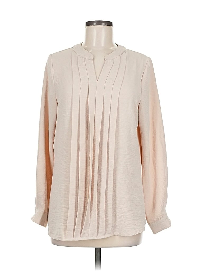 Pre-owned Blooming Jelly Long Sleeve Blouse In Brown