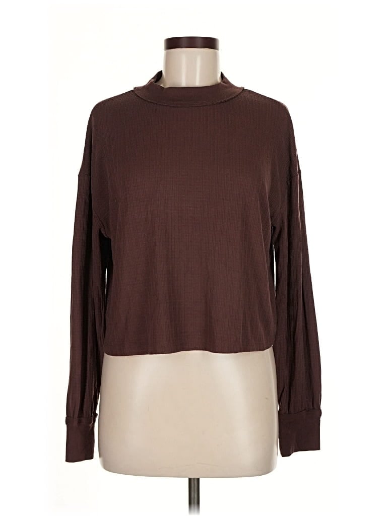 Pre-owned Jessica Simpson Long Sleeve Turtleneck In Brown