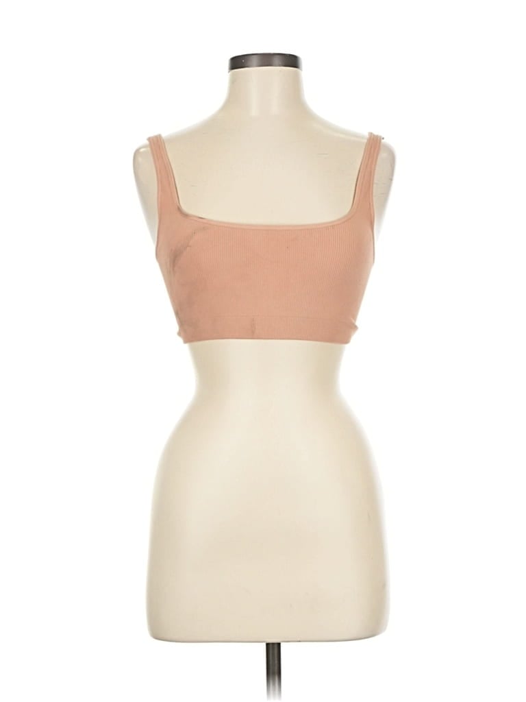 Pre-owned T.la Sports Bra In Brown