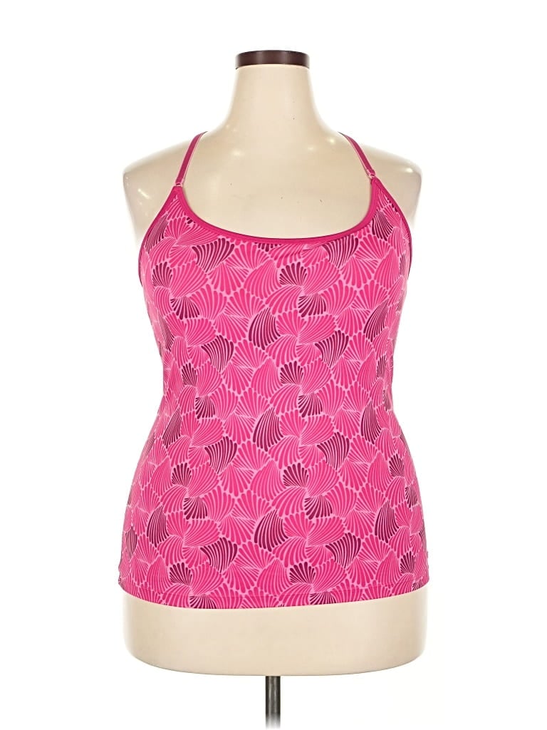 Pre-owned C9 By Champion Tank Top Pink Halter Neckline Tops