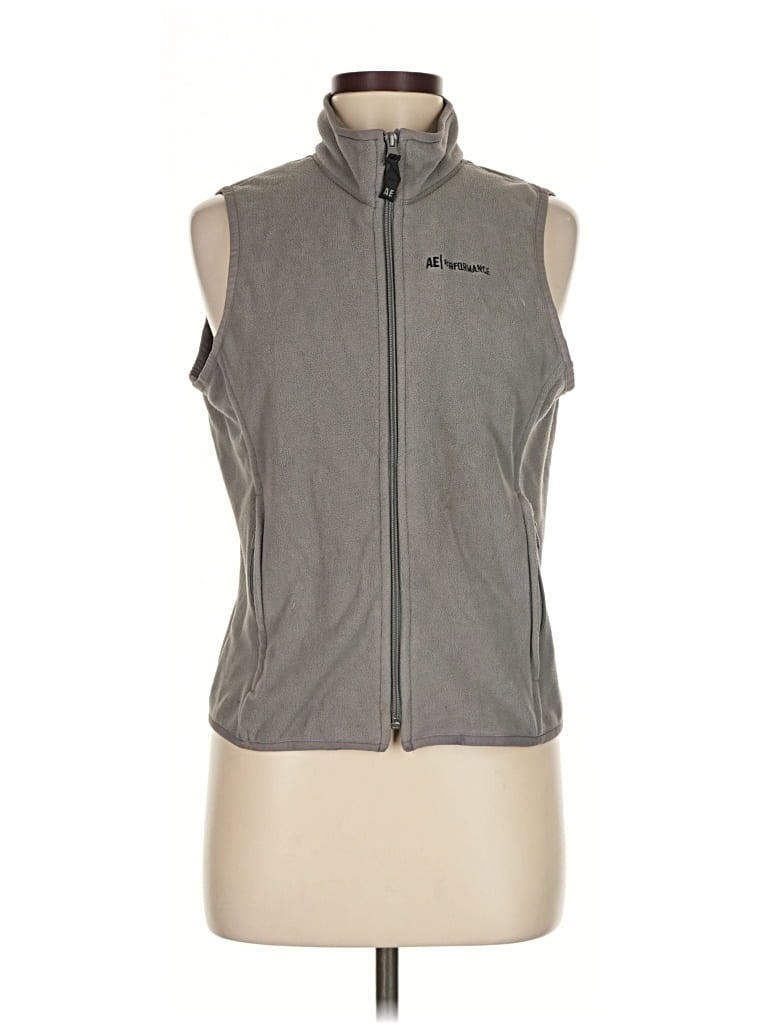 Pre-owned American Eagle Outfitters Vest In Gray