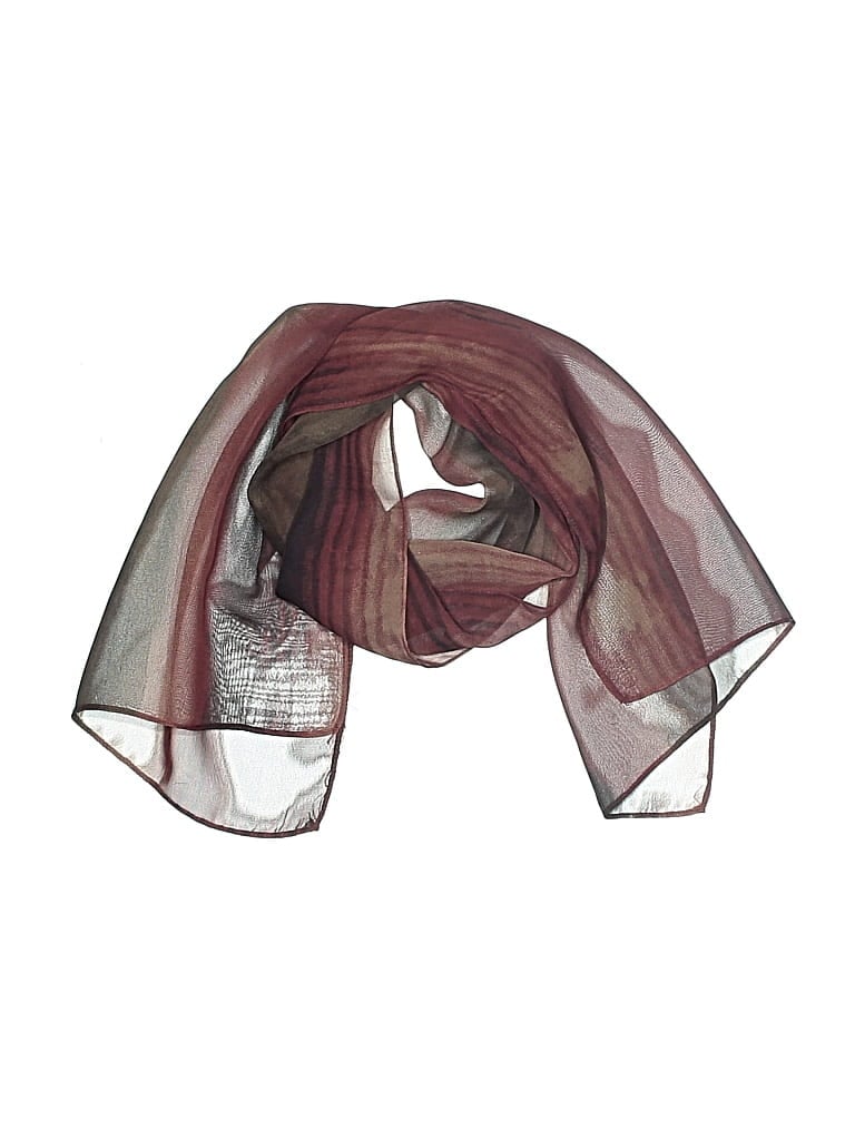 Click to view more detailed imagery on our partner's website Pre-owned Unbranded Scarf In Burgundy