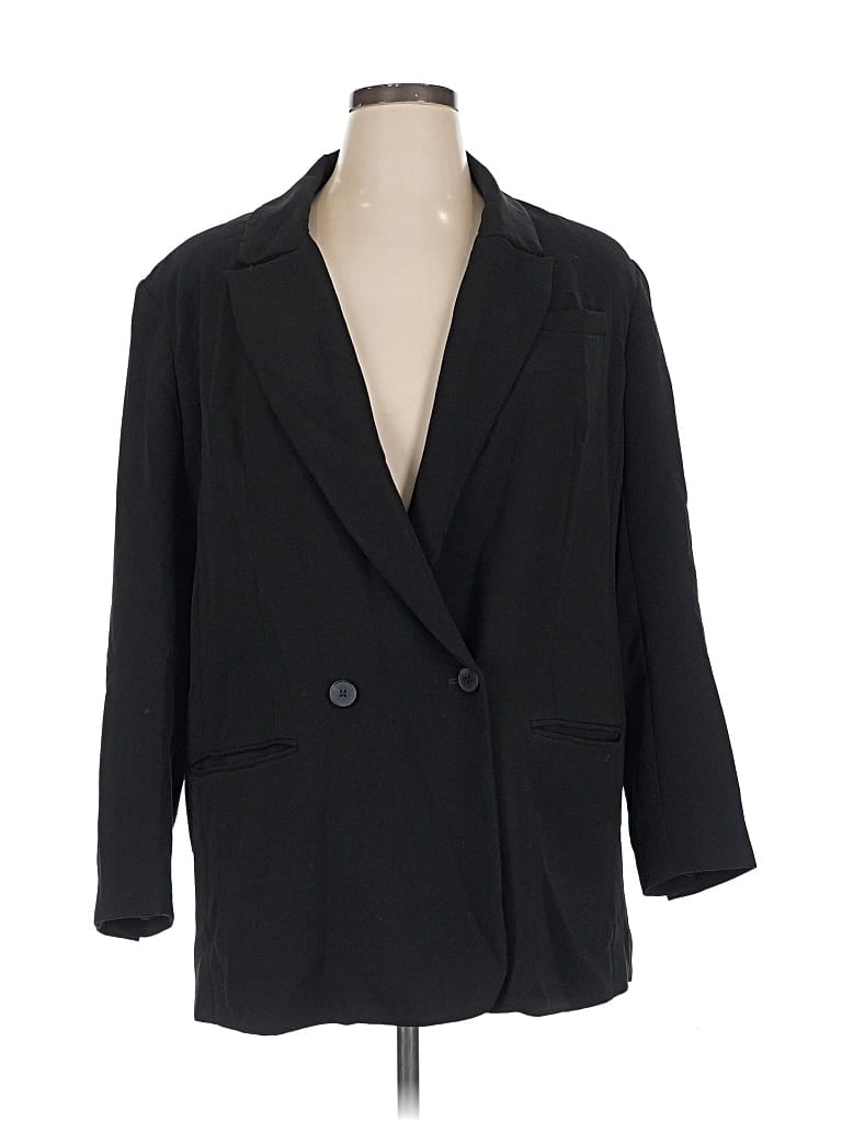 Pre-owned Express Blazer Jacket In Black
