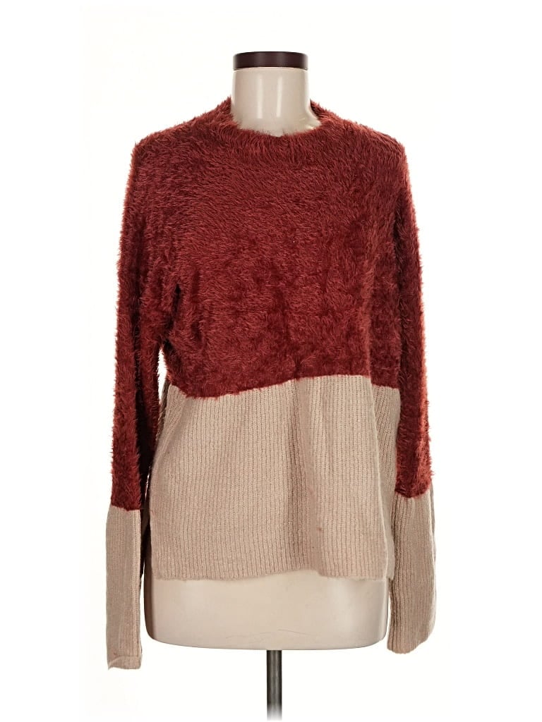 Pre-owned Design Lab Lord & Taylor Pullover Sweater In Brown