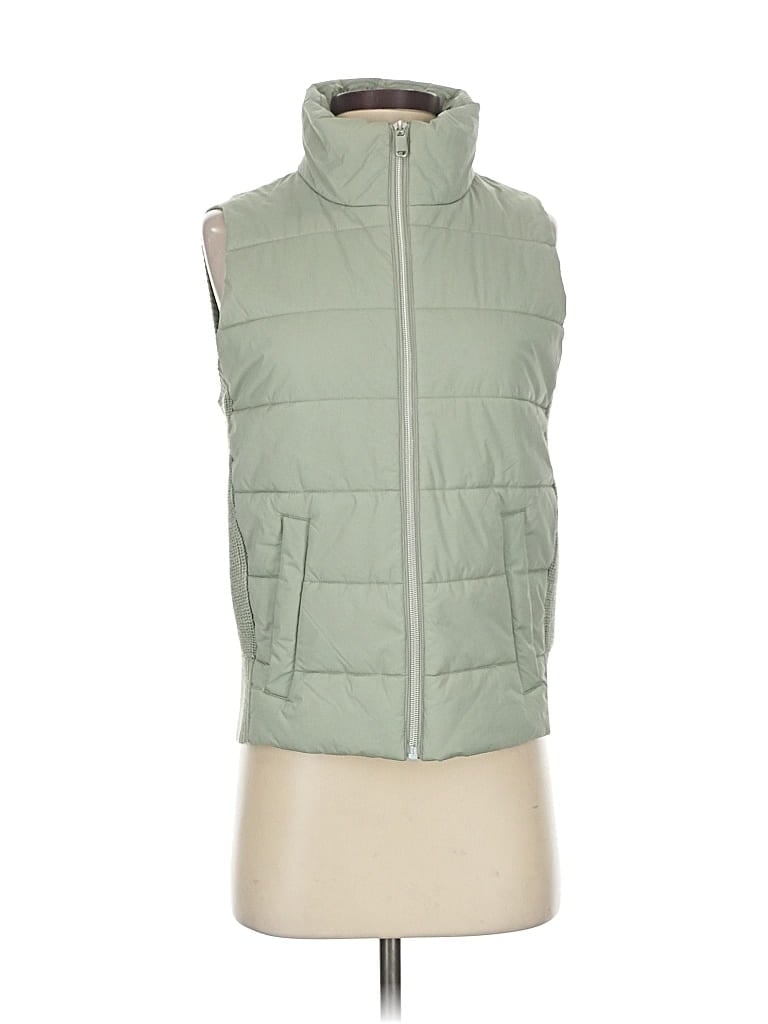 Pre-owned Athleta Vest In Green