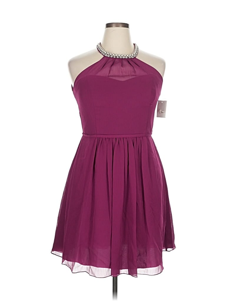 David's Bridal Cocktail Dress In Pink