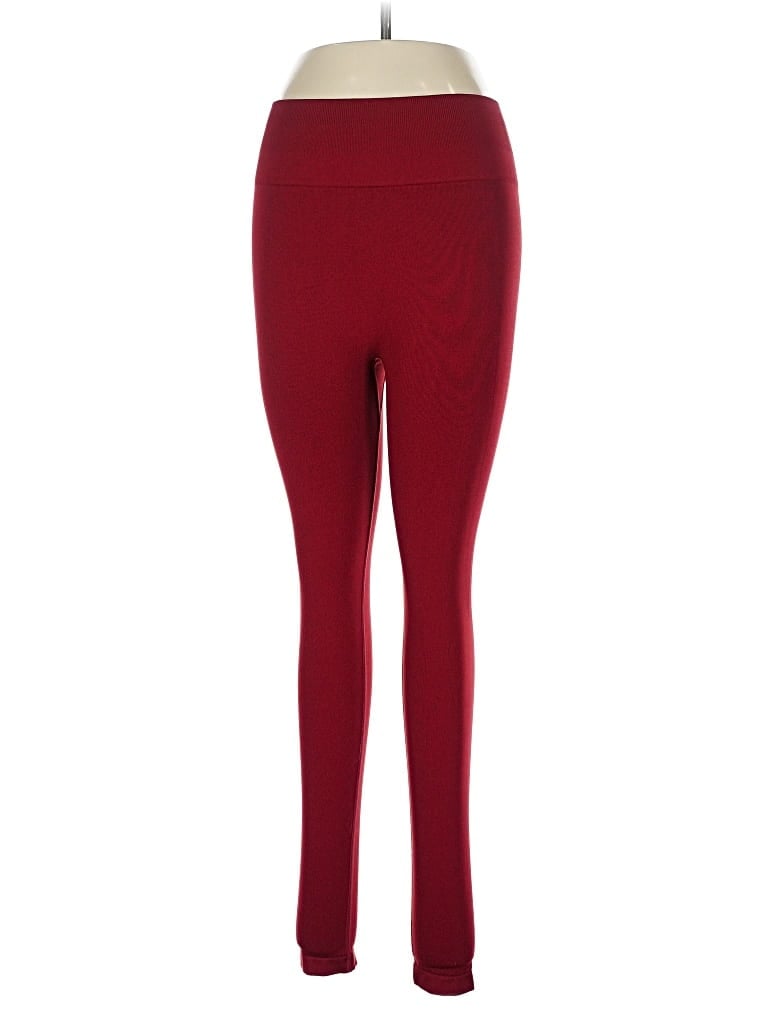 Pre-owned Assorted Brands Active Pants In Burgundy