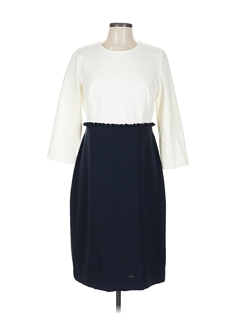 Pre-owned J.crew 365 Casual Dress In White