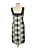 Aysha Tweed Checkered-gingham Multi Color Gray Cocktail Dress Size 6 - photo 2