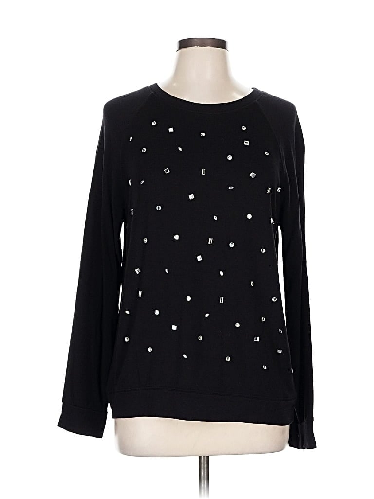 Click to view more detailed imagery on our partner's website Pre-owned Carmen Marc Valvo Pullover Sweater In Black