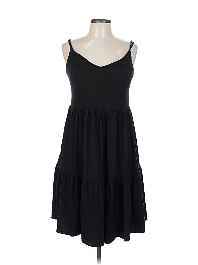 Pre-owned Unbranded Casual Dress In Black