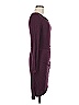 Halogen Solid Burgundy Casual Dress Size M - photo 4