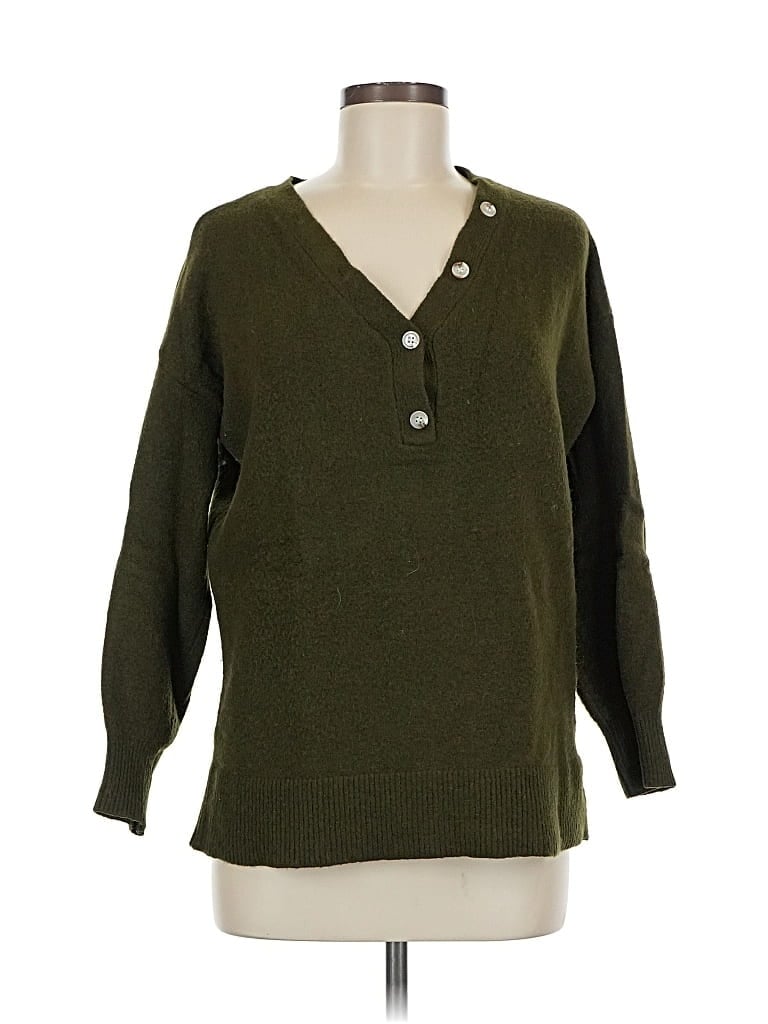 Pre-owned Oat Pullover Sweater In Green