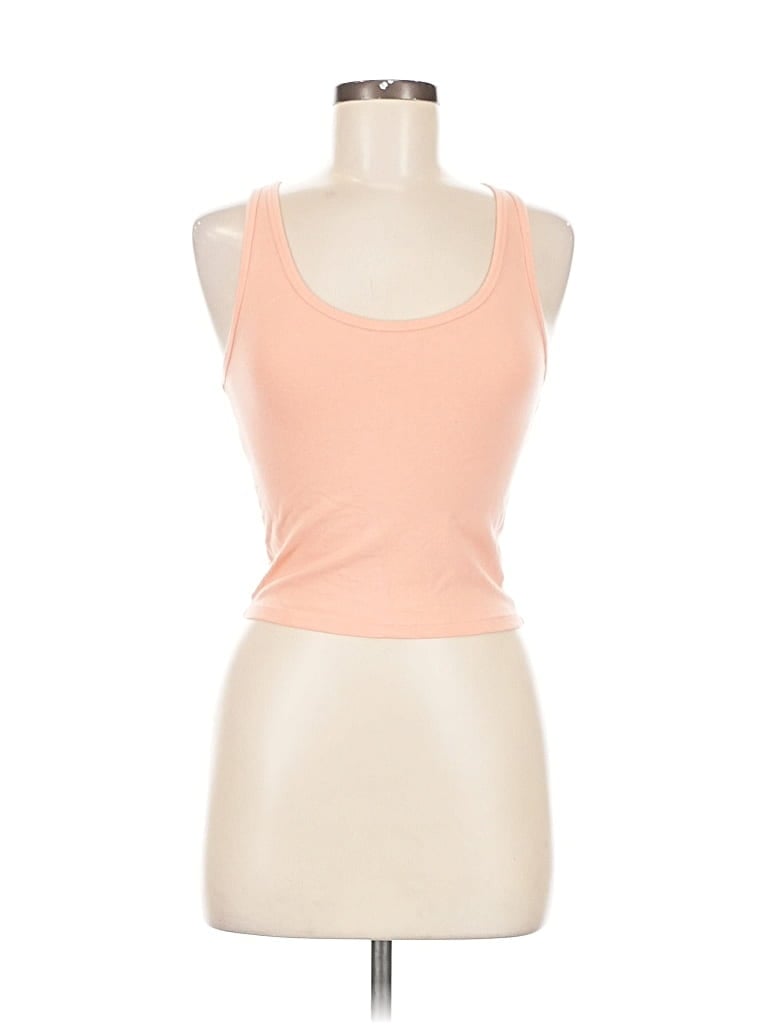Pre-owned American Eagle Outfitters Tank Top Orange Halter Neckline Tops