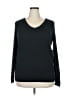 ELOQUII Black Pullover Sweater Size 18 - photo 1