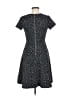 Ann Taylor LOFT Polka Dots Black Casual Dress Size 2 - photo 2