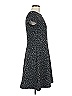 Ann Taylor LOFT Polka Dots Black Casual Dress Size 2 - photo 4