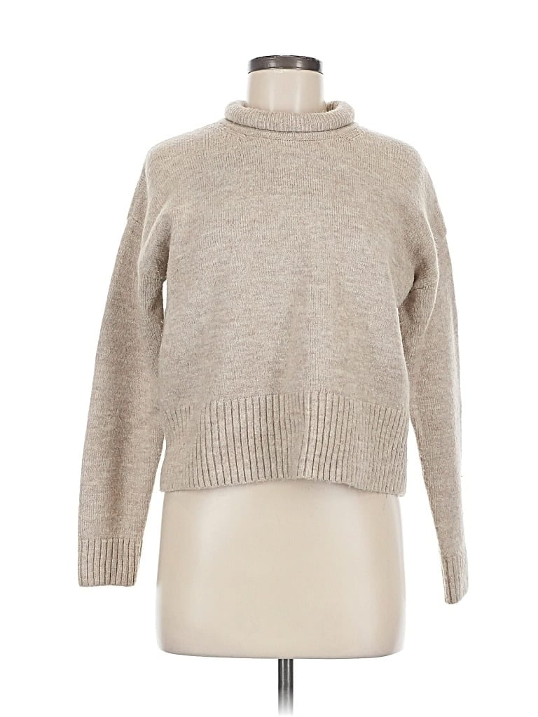 Pre-owned Mod Ref Turtleneck Sweater In Brown