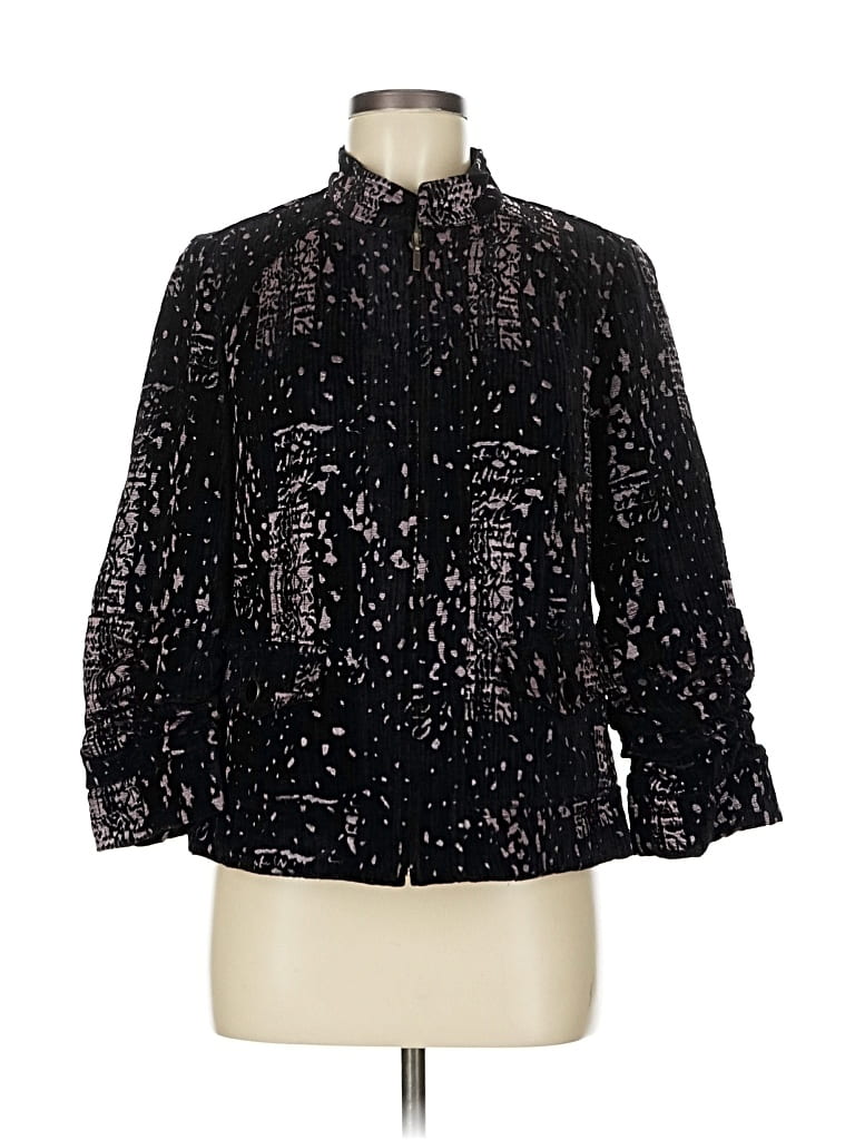 Pre-owned Christopher & Banks Jacket In Black