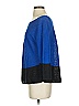 Carlisle 100% Linen Color Block Blue Pullover Sweater Size XS - photo 5