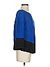 Carlisle 100% Linen Color Block Blue Pullover Sweater Size XS - photo 4