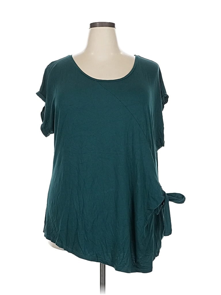 Pre-owned Lascana For Venus Short Sleeve T-shirt In Blue