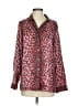 Equipment 100% Polyester Animal Print Pink Long Sleeve Blouse Size S - photo 1