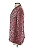 Equipment 100% Polyester Animal Print Pink Long Sleeve Blouse Size S - photo 5