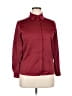 Natori 100% Polyester Burgundy Long Sleeve Blouse Size XL - photo 1