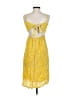 Sim & Sam 100% Rayon Paisley Yellow Cocktail Dress Size XS - photo 2