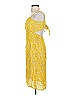 Sim & Sam 100% Rayon Paisley Yellow Cocktail Dress Size XS - photo 5