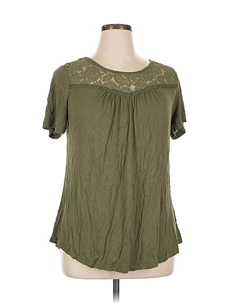 Pre-owned Assorted Brands Short Sleeve T-shirt In Green