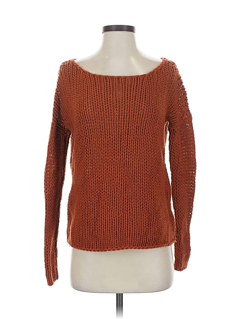 Pre-owned Vince Pullover Sweater In Orange