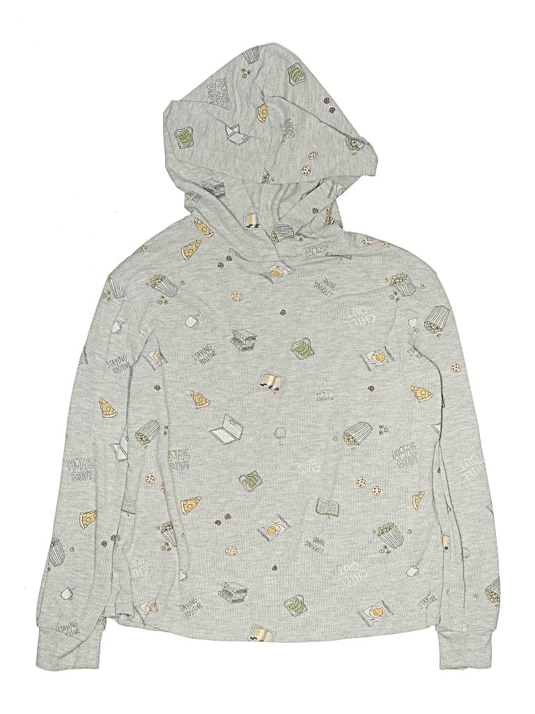 Pre-owned Art Class Kids' Pullover Hoodie In Silver