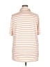 all in motion Stripes Tan Short Sleeve Top Size XXL - photo 2