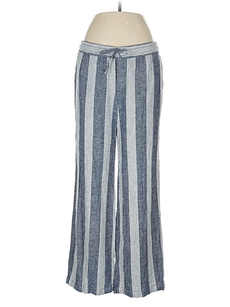 Pre-owned Old Navy Linen Pants In Blue