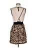 GB 100% Polyester Animal Print Tan Casual Dress Size S - photo 2