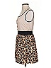 GB 100% Polyester Animal Print Tan Casual Dress Size S - photo 5